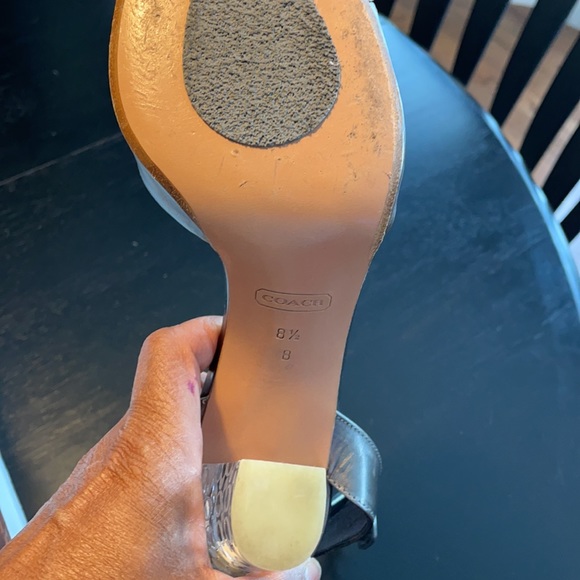 Coach Lucite Heel Shoes Size 8.5M - Picture 10 of 15